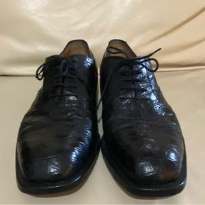 Men Ferragamo Crocodile Shoes